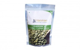 Hanman Nutritions Plantation "A" Green Coffee Beans   Pack  500 grams